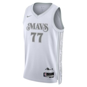 Män Dallas Mavericks Tröja Luka Doncic Nike 2024-25 City Edition Vit Swingman